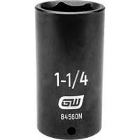 SAE Socket, Impact, 1-1/4", 1/2" Drive, 6 Points, Deep Air Extreme Inc.