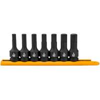 Impact Metric Bit Socket Set, Hex, 1/2" Drive, 7 Pcs Air Extreme Inc.