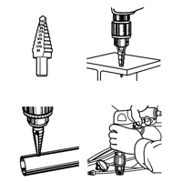 Step Drills, 1/32" Increments Air Extreme Inc.