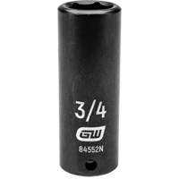 SAE Socket, Impact, 3/4", 1/2" Drive, 6 Points, Deep Air Extreme Inc.