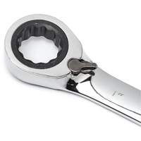 Jeu de cl&eacute;s &agrave; cliquets r&eacute;versibles SAE &agrave; 12 pans et 72 dents avec pochette &agrave; outils enroulable, Combinaison, 7 morceaux, Imp&eacute;rial Air Extreme Inc.