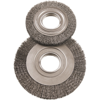 Brosses rotatives grand format 6", 6" dia., Fils 0,012", Arbre 2" Air Extreme Inc.