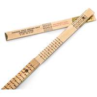 R&egrave;gle de maçon surdimensionn&eacute; Red End, 6' lo, Bois, Graduations de 1/16" Air Extreme Inc.