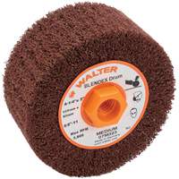 Blendex Surface Conditioning Drum, 4-1/4" Dia. x 2" W, 5/8"-11 Arbor, Medium Grit Air Extreme Inc.
