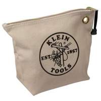 Zipper Tool Pouch, Canvas, 1 Pockets, Natural Air Extreme Inc.