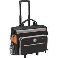 Sac &agrave; outils roulant Tradesman Pro, Polyester balistique, 24 pochettes, Noir/Orange Air Extreme Inc.