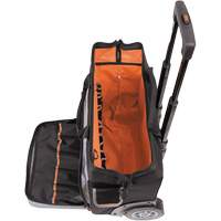 Sac &agrave; outils roulant Tradesman Pro, Polyester balistique, 24 pochettes, Noir/Orange Air Extreme Inc.