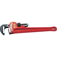Straight Pipe Wrench #48, 6" Jaw Capacity, 48" Long, Powder Coated Finish Air Extreme Inc.