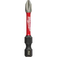 Shockwave Impact Power Bit, Phillips, #2 Tip, 1/4" Drive Size, 2" Length Air Extreme Inc.