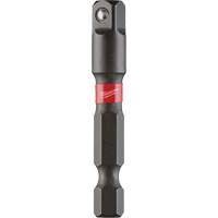 Shockwave Impact Driver Socket Adapter, 1/4" Drive Size, 1/4" Male Size, Ball, 1-7/8" L Air Extreme Inc.