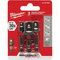Shockwave Impact Driver Socket Adapter Set, 1/4" Drive Size, Ball, 1-7/8" L Air Extreme Inc.