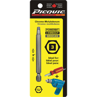 Powerbit, Square, #3 Tip, 1/4" Drive Size, 3" Length Air Extreme Inc.