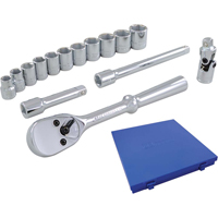 Jeu de douilles et accessoires, 15 Mcx, Prise de 3/8" Air Extreme Inc.