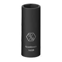 Socket, Impact, 5/16", 3/8" Drive, 6 Points, Deep Air Extreme Inc.