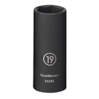 Socket, Impact, 13 mm, 3/8" Drive, 6 Points, Deep Air Extreme Inc.