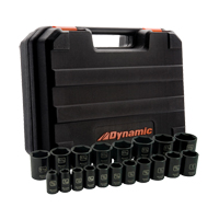 Jeu de douilles SAE, 19 Mcx, Chocs, Prise de 1/2" Air Extreme Inc.