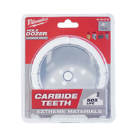 Carbide Hole Saw, 4", 1-31/50" Depth of Cut, Carbide Air Extreme Inc.