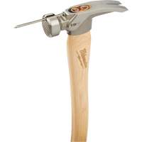 Milled Face Framing Hammer, 19 oz., Wood Handle, 16" L Air Extreme Inc.