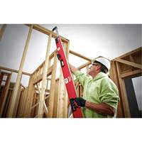 RedStick Expandable Level, I-Beam, 12' L, Aluminum, 3, Magnetic Air Extreme Inc.