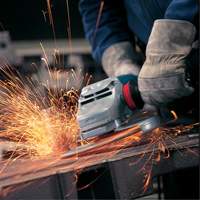 Large Angle Grinder with Rat Tail Handle, 7", 120 V, 15 A, 6500 RPM Air Extreme Inc.