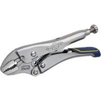 Fast Release Locking Pliers with Wire Cutter, 5" Length, Curved Jaw Air Extreme Inc.