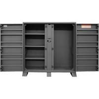 Armoire de rangement avec tablettes pour le chantier, Acier, 47,5 pi³, Gris Air Extreme Inc.