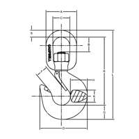 Crochet de levage pivotant avec loquet Air Extreme Inc.
