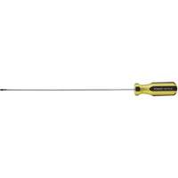 100 PLUS&reg; Extra-Light Cabinet Tip Screwdriver, 1/8" Tip, Round, 6-5/8" L, Plastic Handle Air Extreme Inc.