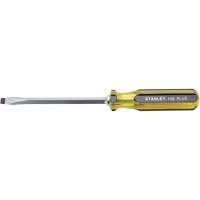 100 PLUS&reg; Standard Slotted Tip Screwdriver, 5/16" Tip, Square, 11-1/8" L, Plastic Handle Air Extreme Inc.
