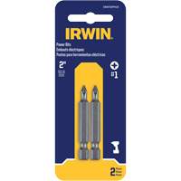 Embouts pour outils &eacute;lectriques, Phillips, Embout #1, Prise 1/4", Longueur 1-15/16" Air Extreme Inc.