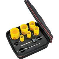 Deep Cut Hole Saw Kit, 9 Pieces Air Extreme Inc.