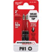 Shockwave Impact Duty Screwdriver Bit, Phillips, #1, 1/4" Drive Air Extreme Inc.