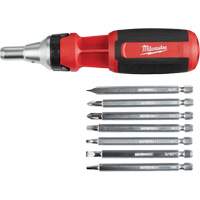 Tournevis &agrave; rochet 9 en 1 avec embouts multiples &agrave; carr&eacute; conducteur, 9-1/10" lo, Prise Coussin&eacute;e Air Extreme Inc.