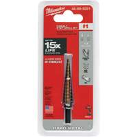 Step Drill Bit, 1/8"/#1 - 1/2"/#1 , 1/32" Increments, High Speed Cobalt Air Extreme Inc.