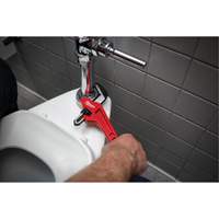 Steel Offset Hex Pipe Wrench, 2-5/8" Jaw Capacity, 10-1/2" Long, Powder Coated Finish, Ergonomic Handle Air Extreme Inc.