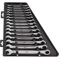 Ratcheting Wrench Set, Combination, 15 Pieces, Metric Air Extreme Inc.