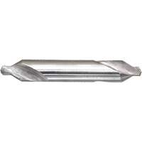 Drillco&reg; Combined Centre Drill & Countersink, #1, 3/64" Small Diameter, 1/8" Large Diameter, High Speed Steel Air Extreme Inc.