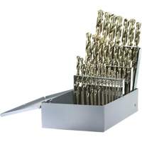 Drillco&reg; Heavy-Duty Jobber Length Drill Bit Set, 29 Pieces, Cobalt Air Extreme Inc.