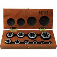Drillco&reg; Hex Threading Die Set, 10 Pieces Air Extreme Inc.