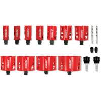 Plumber's Bi-Metal Hole Saw Set, 17 Pieces Air Extreme Inc.