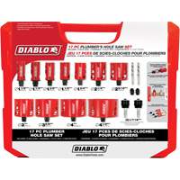 Plumber's Bi-Metal Hole Saw Set, 17 Pieces Air Extreme Inc.