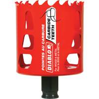 Wood & Metal Hole Saw, 2-1/2", 2-3/8" Depth of Cut, Carbide Air Extreme Inc.