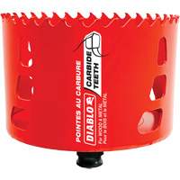 Wood & Metal Hole Saw, 4", 2-3/8" Depth of Cut, Carbide Air Extreme Inc.