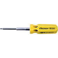 Hex-Calibre SAE Multi-Bit Screwdriver, Plastic Handle Air Extreme Inc.