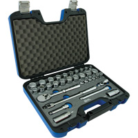 Jeu d'Accessoires pour douilles SAE & m&eacute;triques &agrave; 12 pans, 33 Mcx, Prise de 3/8" Air Extreme Inc.