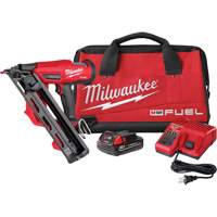 M18 Fuel 15 Gauge Finish Nailer Kit, 18 V, Lithium-Ion Air Extreme Inc.