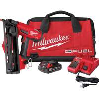 M18 Fuel 16 Gauge Angled Finish Nailer Kit, 18 V, Lithium-Ion Air Extreme Inc.