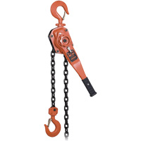 KLP-300L-5 KLP Series Heavy-Duty Lever Chain Hoist with Overload Protection, 5' Lift, 6000 lbs. (3 tons) Capacity Air Extreme Inc.