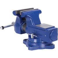 JBTV-6 Heavy-Duty Round Channel Bench Vise, 6-1/2" Jaw Width, 4" Throat Depth Air Extreme Inc.
