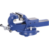 JADV-6 Super Heavy-Duty Bench Vise, 6" Jaw Width, 3-6/10" Throat Depth Air Extreme Inc.